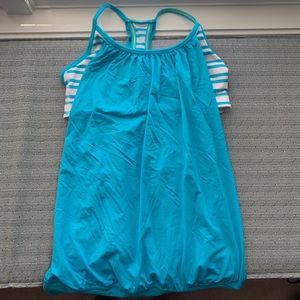 Lululemon No Limits Tank Size 6 Spry Blue